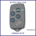 Ditec BIX LG4 green button grey swing or sliding gate remote control