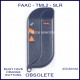 FAAC TML2 433 SLR  blue gate remote with 2 orange button
