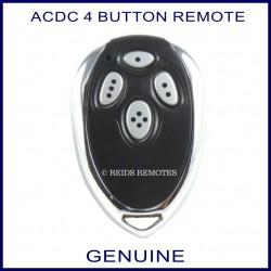 ACDC 1R garage remote 4 chrome buttons
