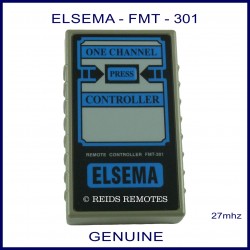 Elsema FMT301, single button 27mhz garage & gate remote control