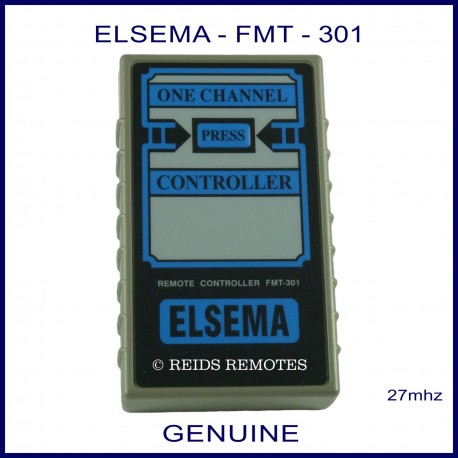 Elsema FMT301, single button 27mhz garage & gate remote control