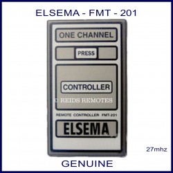 Elsema FMT201, 1 button 27mhz garage door & gate remote control