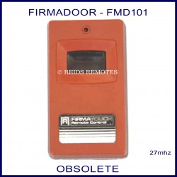 Firmadoor FMD101, 1 large grey button 27mhz orange garage door remote control