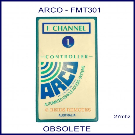 ARCO FMT301, 1 button 27mhz vehicle access remote control