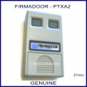 Firmadoor PTXA2, 2 small grey button grey 27 MHz garage door remote control
