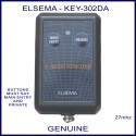 Elsema KEY-302DA, 2 button 27 MHz key ring size remote control