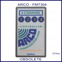 ARCO FMT304, 4 channel 27mhz garage door or gate remote controller