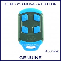 Centsys Nova blue 4 button genuine gate remote