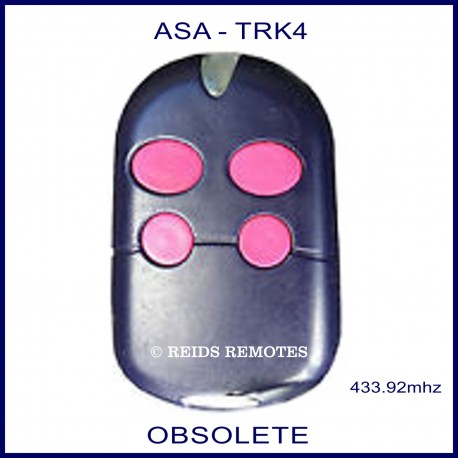 ASA TRK4, 4 pink button navy blue gate remote control