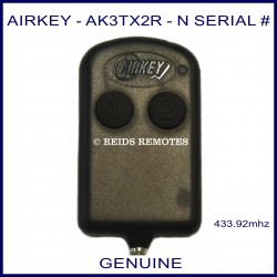 Airkey AK3TX2R - N Serial number thin 2 button remote