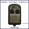 Airkey AK3TX2R - N Serial number thin 2 button remote control