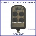 Airkey AK3TX4R - N Serial number thin 4 button remote control