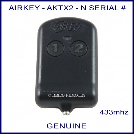 Airkey AKTX2 - N Serial number thin 4 button remote