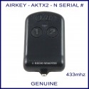 Airkey AKTX2 - N Serial number 2 button remote control