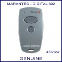 Marantec Digital 302, 2 button grey garage door and gate remote control