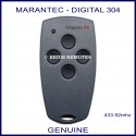 Marantec Digital 304, 4 button grey garage door and gate remote control