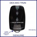 DEA MIO TR2N black gate remote with 2 buttons