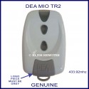 DEA MIO TR2 white gate remote control with 2 buttons