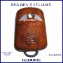 DEA GENIE R273 LUXE wood grain gate remote control with 2 grey buttons