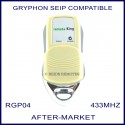 Seip Gryphon compatible garage door remote RGP04