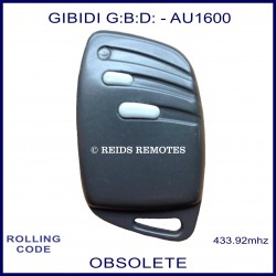 3-Pack Replacement Remote Control For GiBiDi F4 PLUS Gate Opener - Grey 3-Button Key Fob