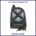 Letron 4 button garage door and gate remote control