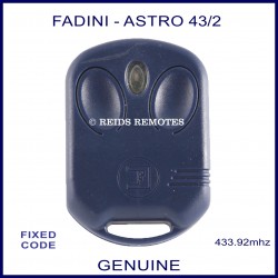 Fadini Astro 43-2 V2 Piccolo navy blue gate remote control