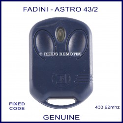 Fadini Astro 43-2 V2 Piccolo navy blue gate remote control