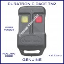 Dura Tronic Dace TM2 genuine garage door & gate remote