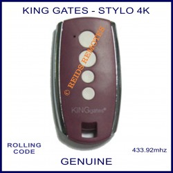 King Gates Stylo 4K purple garage door & gate remote control