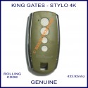King Gates Stylo 4K green garage door & gate remote control