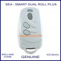 SEA Smart Dual Roll TX3 - 3 button grey gate remote
