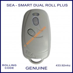 SEA Smart Dual Roll TX2 - 2 button grey gate remote