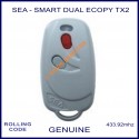 SEA Smart Dual Ecopy TX2 - red & grey button gate remote