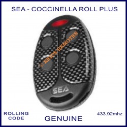 SEA Coccinella Roll Plus - 4 button carbon look gate remote