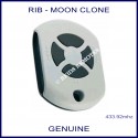 RIB Moon Clone grey gate remote with 4 black buttons