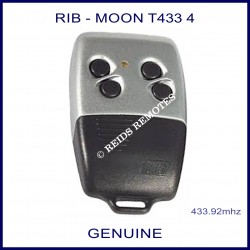 RIB Moon silver & black gate remote with 4 black buttons
