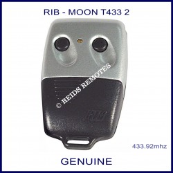 RIB Moon silver & black gate remote with 2 black buttons