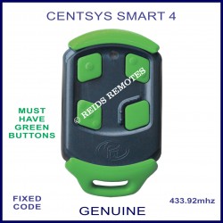 Centsys Smart 4 - green button gate remote