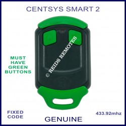 Centsys Smart 2 - green button gate remote