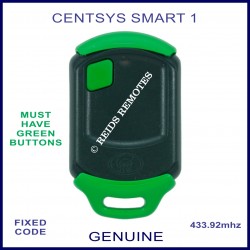 Centsys Smart 1 - green button gate remote
