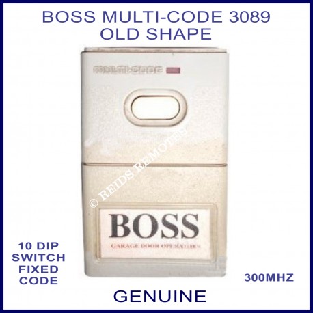 BOSS Multi-Code 3089 OLD shape 1 button remote