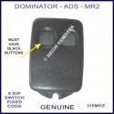 Dominator ADS MR2, 2 button black 315Mhz remote