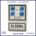 Elsema Gigalink GLT43304 4 button remote with Gigacode Modulation
