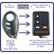 Fixed Code Car Alarm Keyless Entry Cloning Remote RCR10