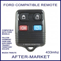 Ford compatible 4 button remote for BA, BF, FG FALCON, Focus, Mondeo, Transit