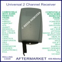 Universal 433.92Mhz 2 channel add on receiver