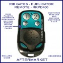 RIB gates duplicator remote with 4 chrome buttons RRPD400