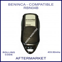 Beninca compatible 433.92Mhz 4 button remote control RBN04B