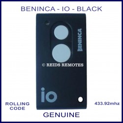 Beninca io genuine 2 button black & white gate remote